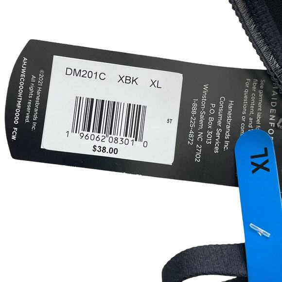 Maidenform Size XL Pure Comfort Strecth Lace Wireless Demi Bralette Racerback - Picture 11 of 13